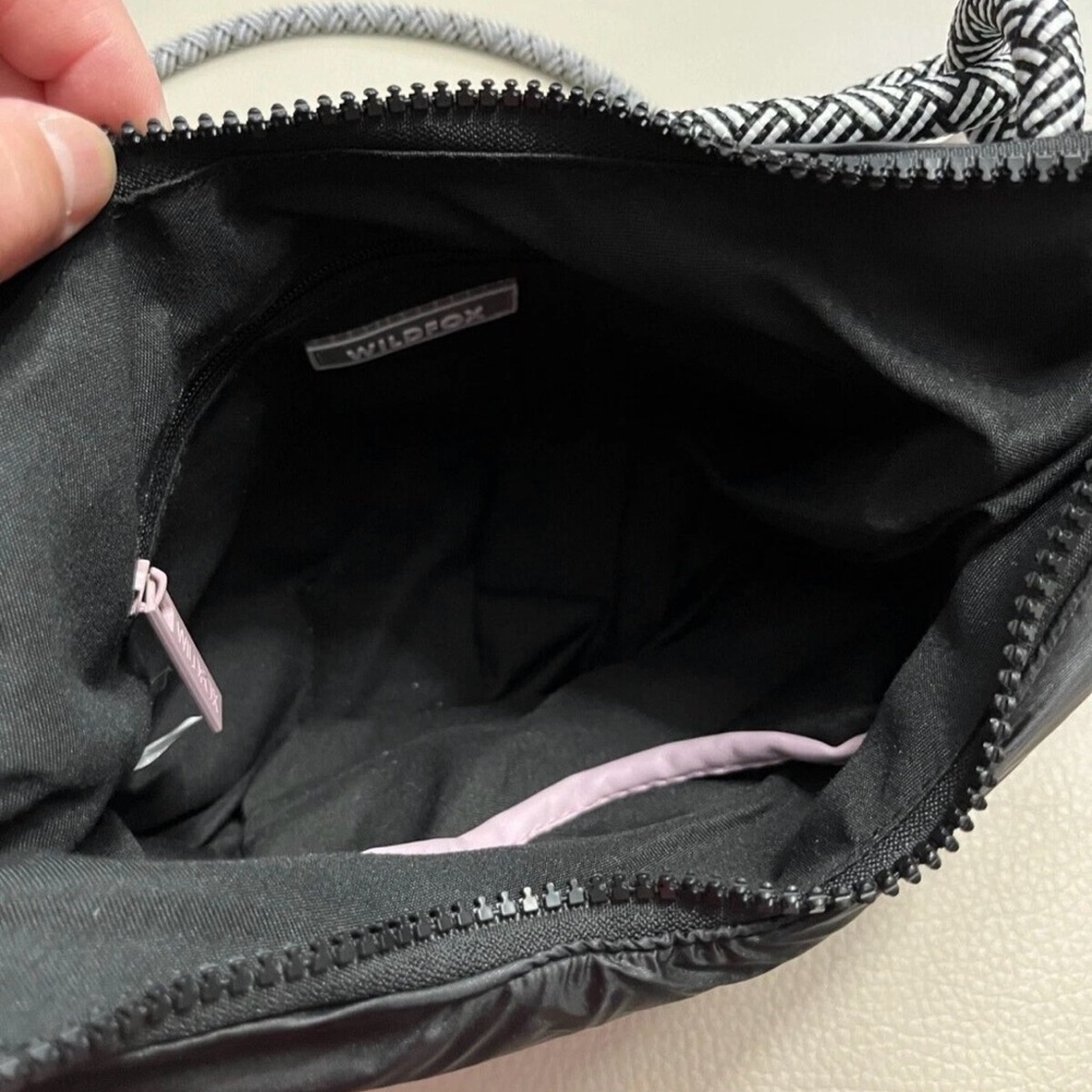 Wildfox Black Shoulder/crossbody Bag with Patterned Straps - Picture 5 of 8